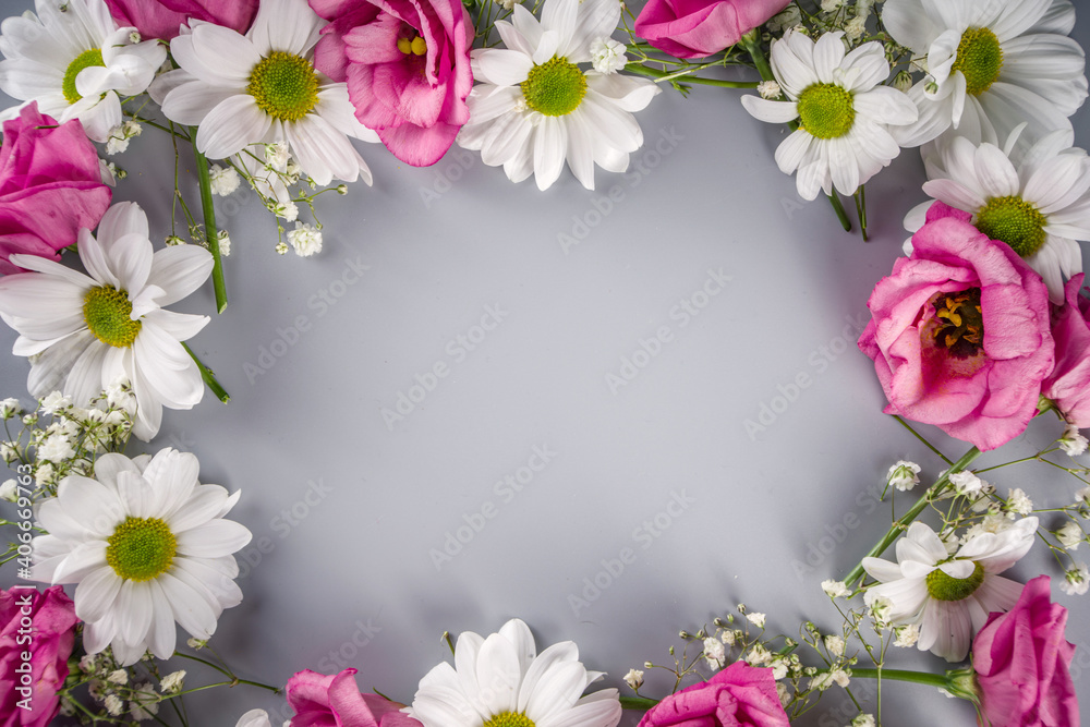 Festive floral background