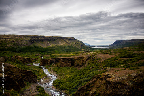 Summer landscape in Southern Iceland  Europe