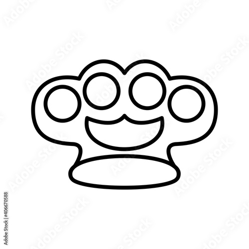 Unique Knuckle Vector Line Icon