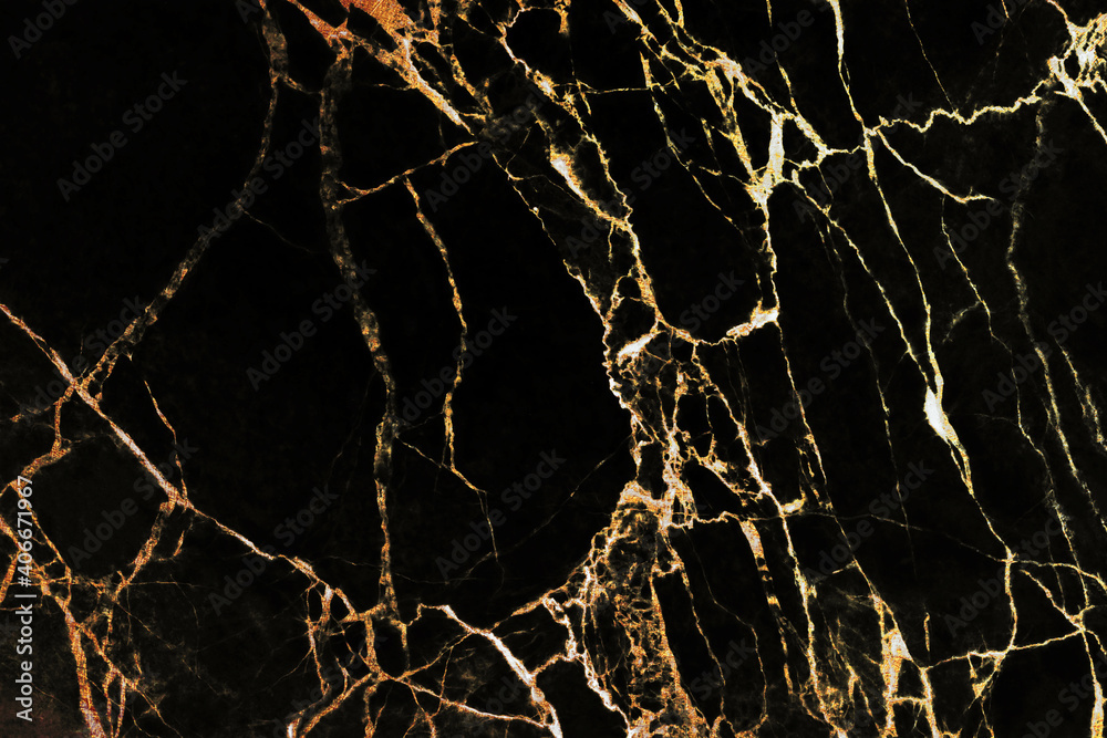 Natural black marble texture for luxurious background
