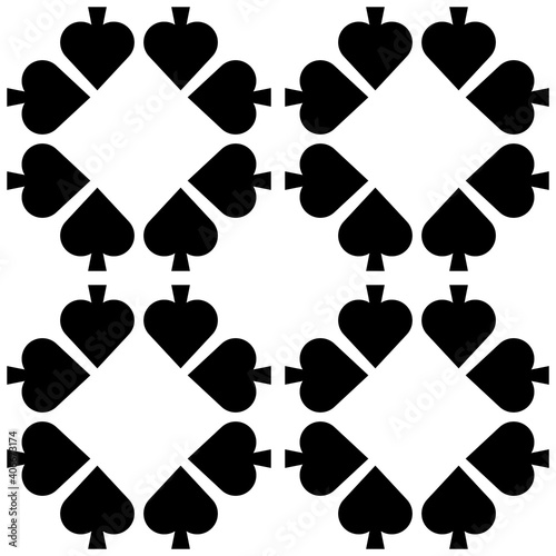 Seamless pattern with Spade...