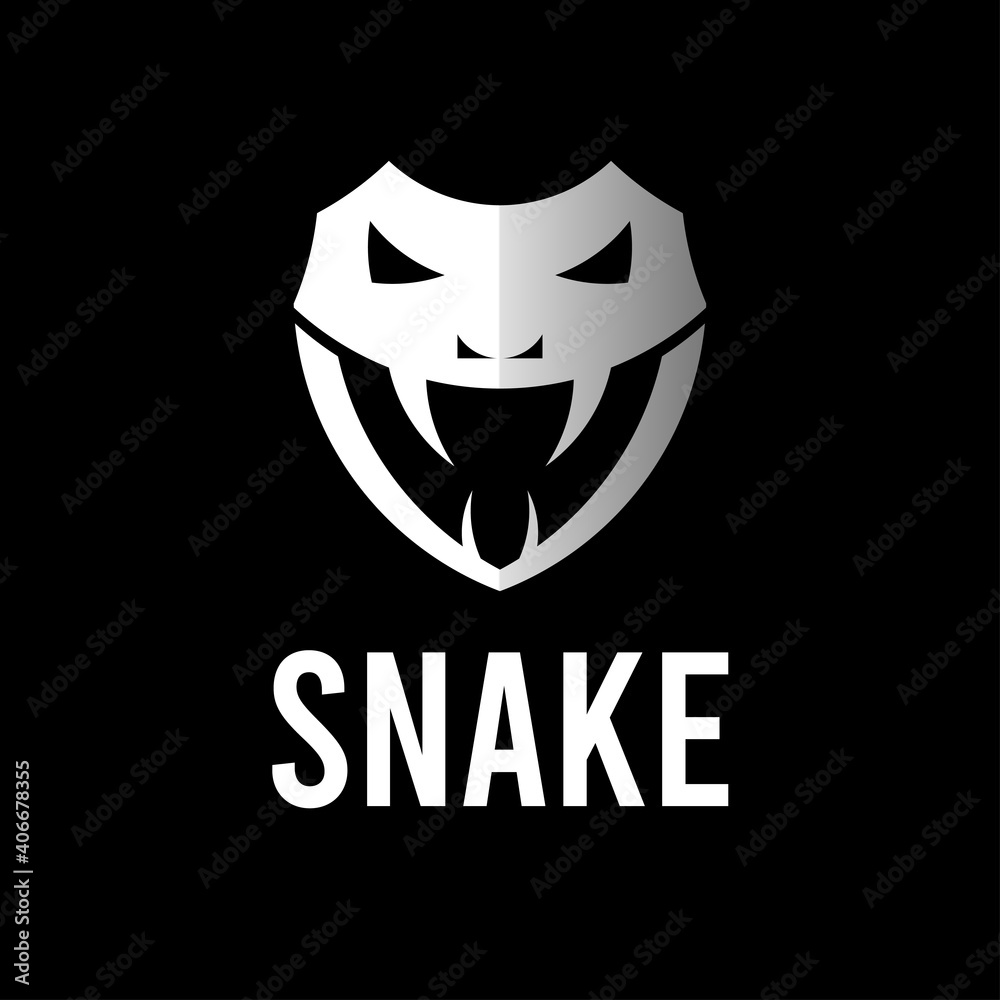 Geometric snake logo for company/modern snake logo Geometric snake logo for company/modern snake logo