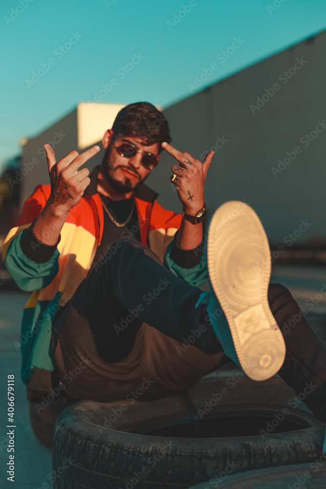 Obraz premium live fast die young