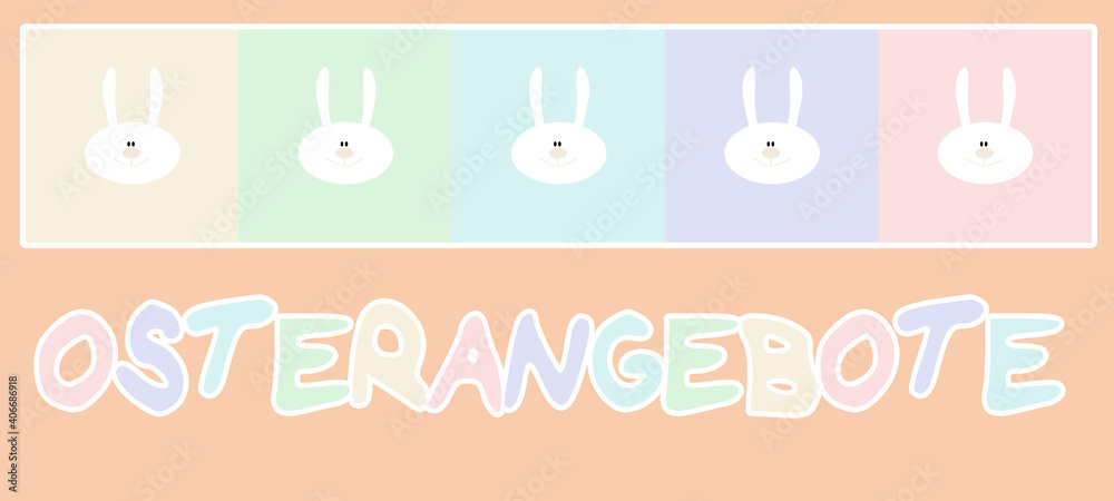 zarte Osterangebote orange pastell zarte Osterangebote orange pastell
