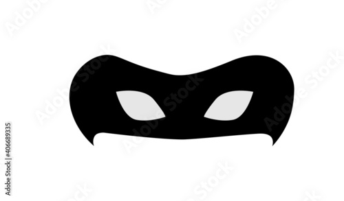 Eye mask for Cinema or actress. Vector drawing.