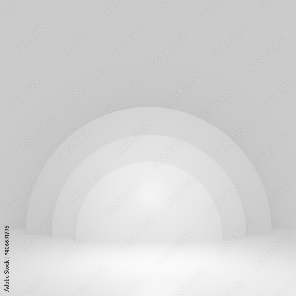 White Product Stand in white room ,Studio Scene For Product ,minimal design,3D rendering White Product Stand in white room ,Studio Scene For Product ,minimal design,3D rendering