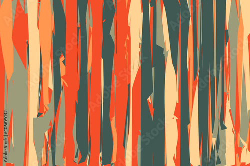 Pattern vintage vector with careless strokes as vertical lines. Abstract sharp background.
