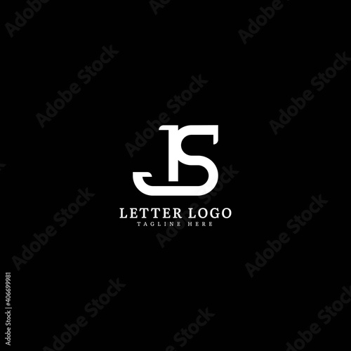 Initial Letter JS logotype company name monogram design for Company and Business logo.