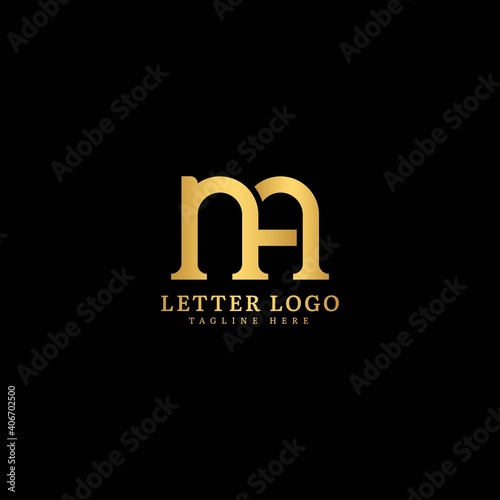 Initial Letter NA logotype company name monogram design for Company and Business logo.