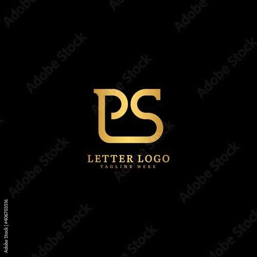 Initial Letter PS logotype company name monogram design for Company and Business logo.