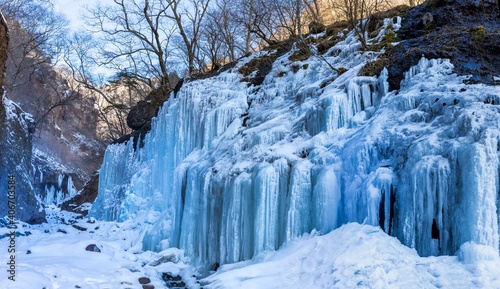 氷の神殿 日光雲竜渓谷氷瀑