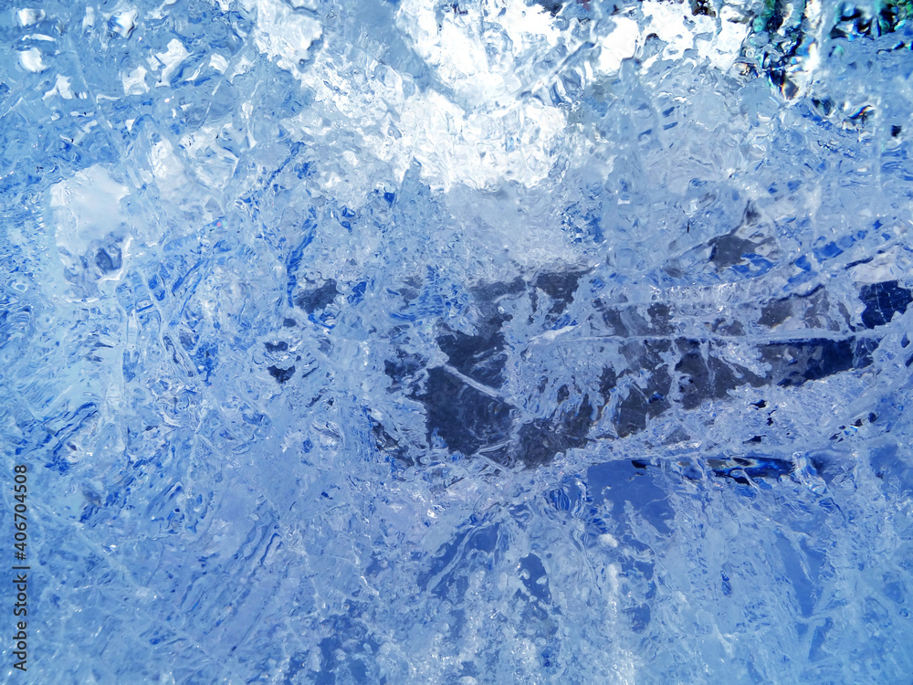 Blurred ice texture Blurred ice texture