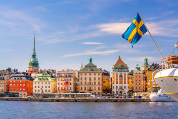 Keuken achterwand Stockholm Oude binnenstad van Stockholm Zweden  © f11photo