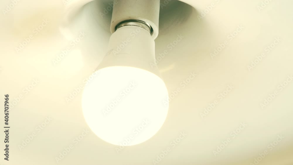 Light Bulb Turned On by Twisting