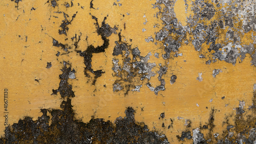 Cement wall There are stain...