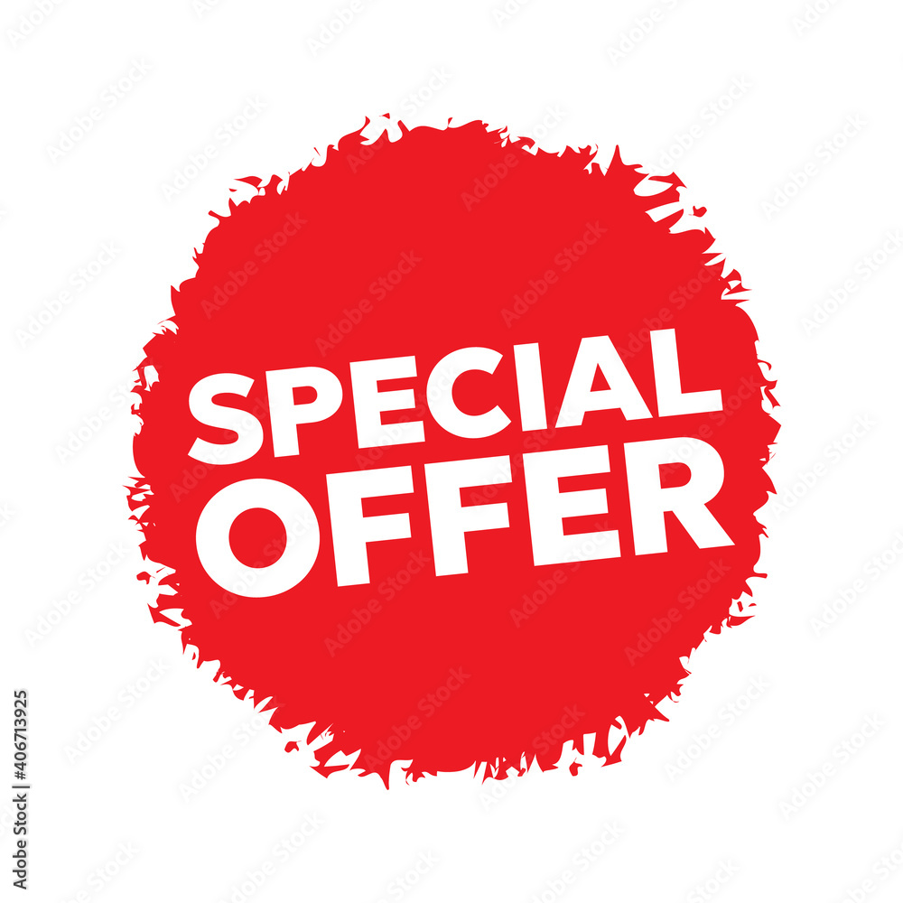 Special offer labels set. Special Offer grunge red tags Special offer labels set. Special Offer grunge red tags