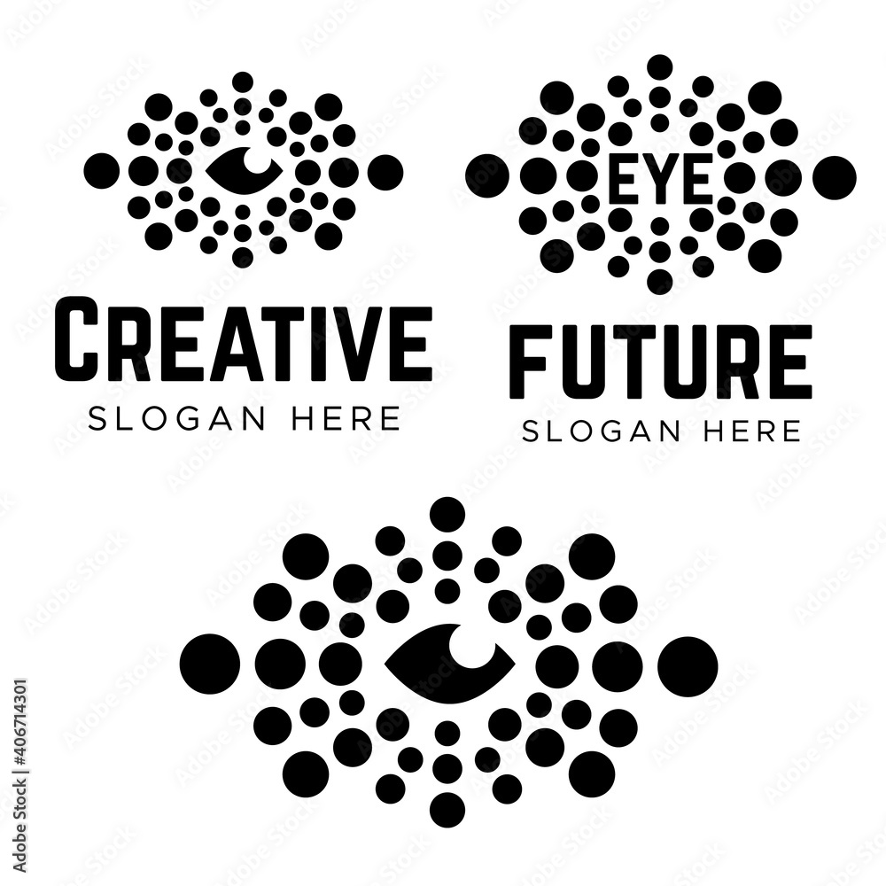 Camera eye logo. Eye Care logo designs vector Camera eye logo. Eye Care logo designs vector