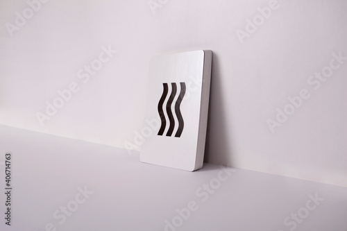 Obraz na plátně Taco de cartas del juego de mentalismoo Zener