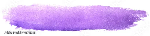Panel kuchenny z motywem Watercolor purple paint texture abstract shape. Isolated on white background.