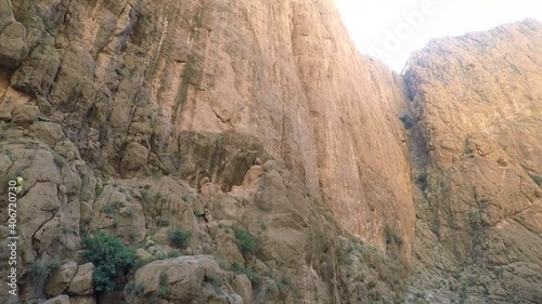 Todra Gorge tilt shot