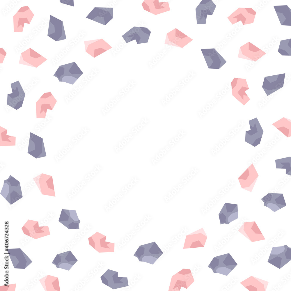 Round frame made of precious stones. Templates for invitations. Jewelry. Vector illustration isolated on white background. Round frame made of precious stones. Templates for invitations. Jewelry. Vector illustration isolated on white background.