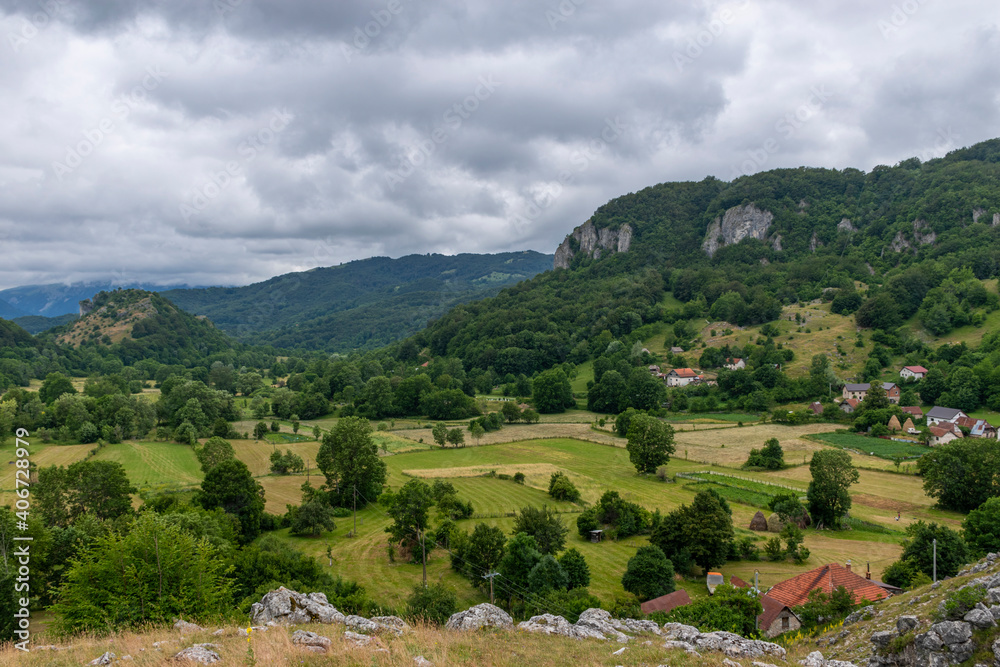 Fototapeta premium landscape with mountains