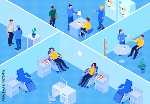 Blood Donor Isometric Composition