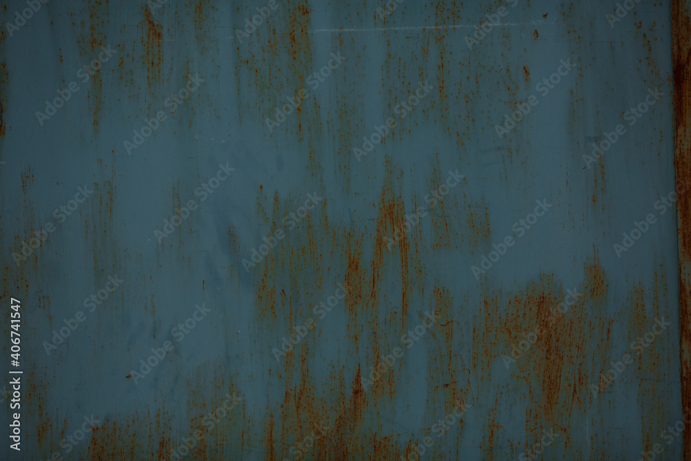 Rusty metal sheet surface.