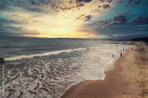 Beach in the morning