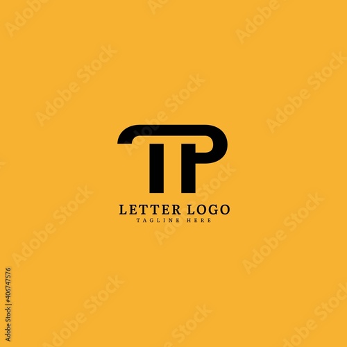 Initial Letter TP logotype company name monogram design for Company and Business logo.
