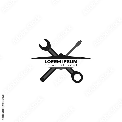 Illustration Vector Graphic of Mechanic Logo