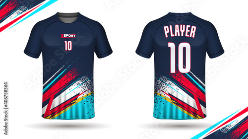 Soccer jersey template sport t shirt design