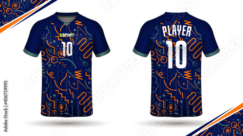 Soccer jersey template sport t shirt design