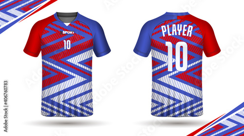 Soccer jersey template sport t shirt design