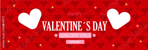 VALENTINES DAY BANNER. BACKGROUND, VECTOR ILUSTRATION, VALENTINES DAY GRETTING