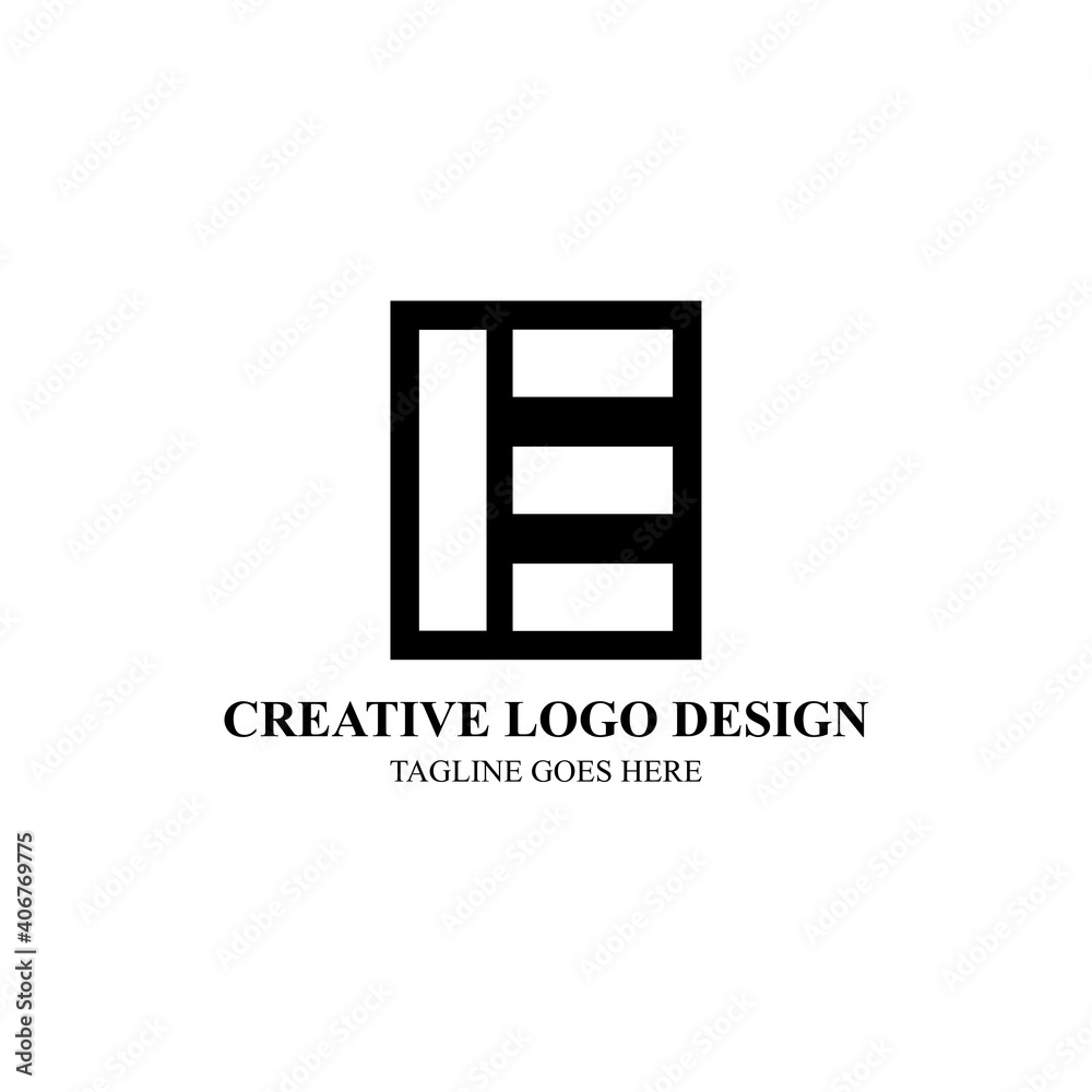 Creative Encyclopedia Logo Design Vector