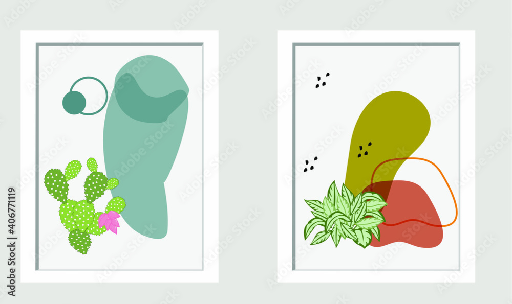 abstract wall art decoration with frame illustration for decorate the room abstract wall art decoration with frame illustration for decorate the room