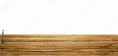 wooden board isolated on white