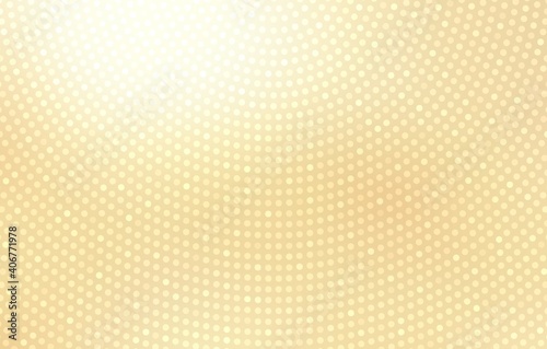 Crystal dots sparkling semicircle pastel background. Light festive abstract texture.