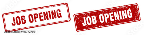 job opening stamp set. job opening square grunge sign