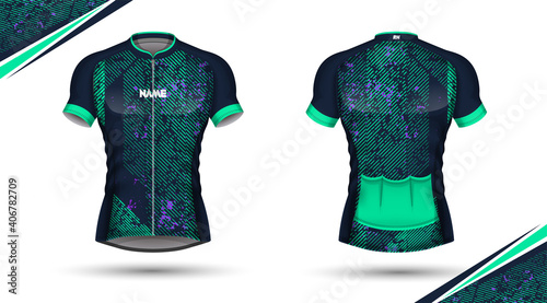 Cycling jersey, front and back