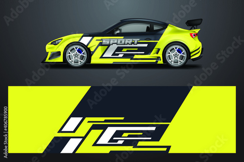 Car Wrap Designs Vector   Livery Sticker Vehicle 