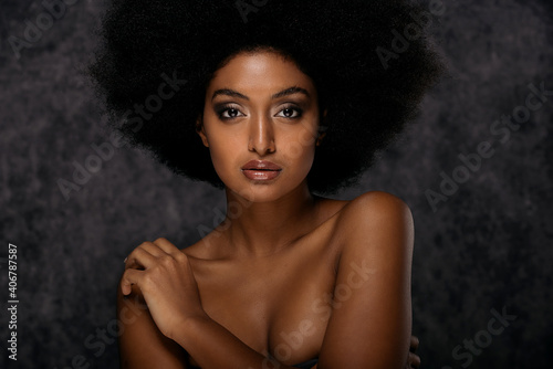 Beautiful afro woman