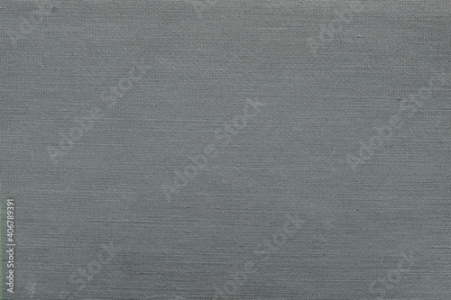 Sackcloth or burlap background with visible texture closeup, grey color, canvas