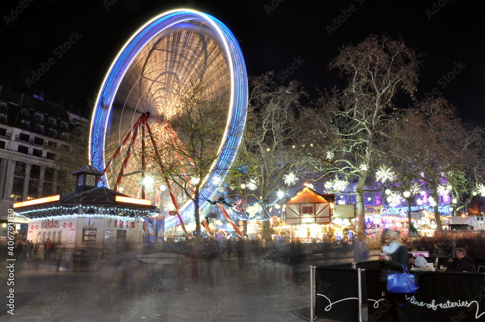 Leicester Square London Christmas Ferris Wheel