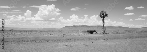 Windmill In The Desert 