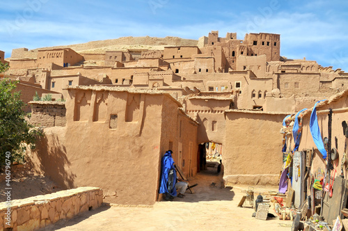 A  t Benhaddou -  a historic ighrem or ksar in Marocco