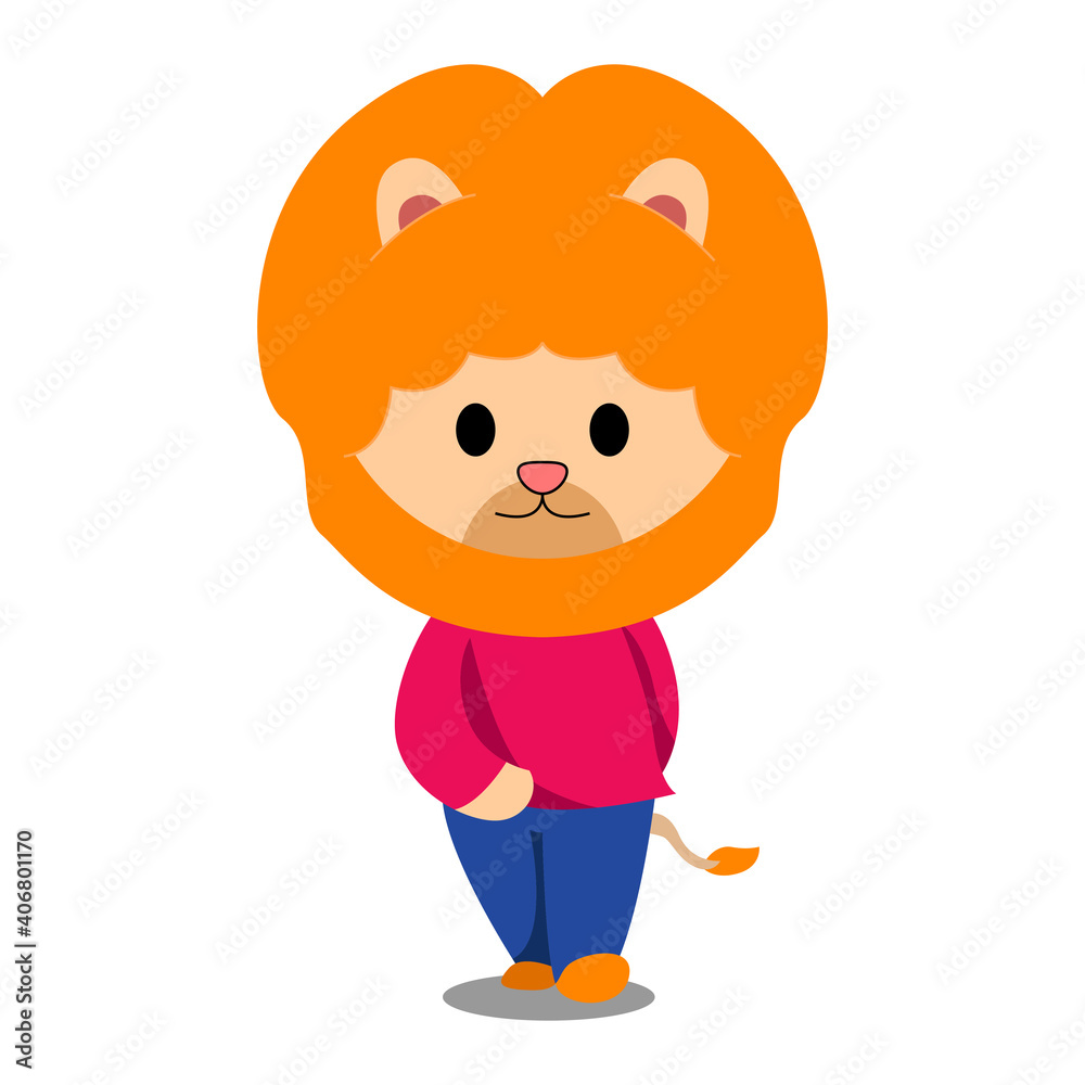 walk - Daily fun activities. funny character Vector illustration walk - Daily fun activities. funny character Vector illustration