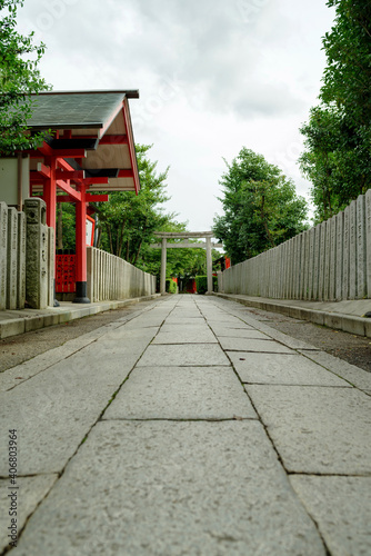 京都車折神社・石畳の参道 photo