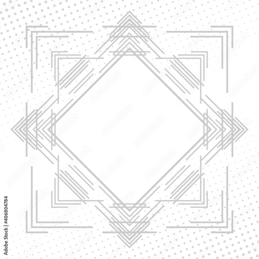 White and grey abstract background with gray lines and halftone. Modern light futuristic cartoon banner. Modern gray diagonal abstract texture. Vector illustration EPS10.